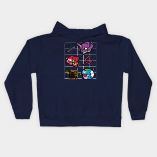 Evangelion Kawaii EVA Units Kids Hoodie